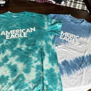 2 American Eagle Tie Dye T-shirts (mens Med)